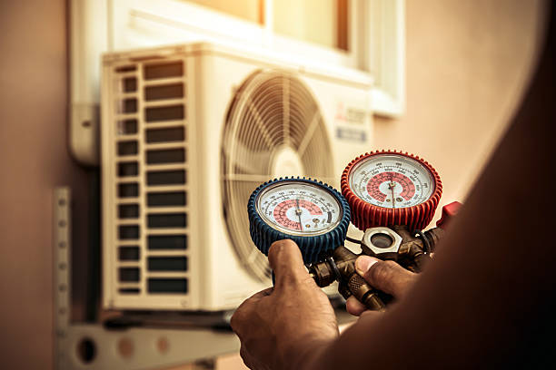 Professional Air Conditioning Service technician working in California City, CA